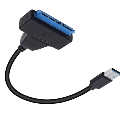 Fizzix USB 3.0 to SATA External Converter and Cable - Super Fast Data Transfer, High-Speed USB 3.0 to SATA III Adapter for 2.5" SSD HDD - Easy Connection